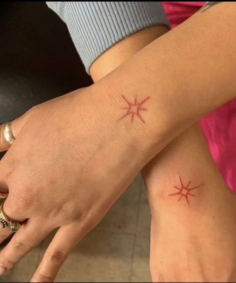 Infinity Tattoos For Couples, Infinity Couple Tattoos, Tattoos For Couples, Funky Tattoos, Handpoke Tattoo, 4 Tattoo, Matching Couple Tattoos, Infinity Tattoos, Red Tattoos