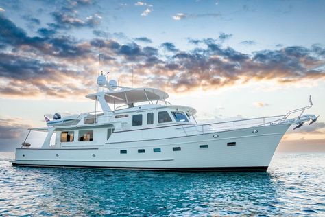 Fleming 65 Yacht For Sale - The Ultimate 60 Foot Plus Expedition Cruising Boat Fleming Yachts, Deck Drain, Stainless Steel Handrail, Steel Handrail, Side Deck, Best Boats, On The Ocean, Yacht For Sale, Motor Yacht