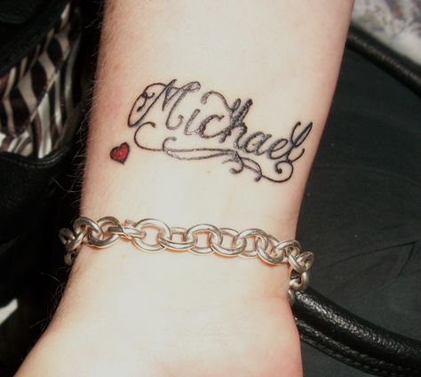 other sons name michael Michael Name, Sarah Tattoo, Michael Tattoo, Husband Tattoo, Tattoo Name, Zodiac Tattoo, Name Tattoo Designs, Name Tattoo, Name Tattoos