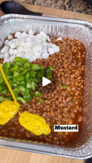 Easy Bbq Grill Recipes, Best Cookout Side Dishes Easy, Baked Beans And Potatoes, Pork Beans Baked Beans, Loaded Baked Beans Ground Beef, Baked Beans Recipe With Ground Beef, Bbq Baked Beans With Ground Beef, Baked Beans Meal Ideas, Southern Baked Beans With Ground Beef