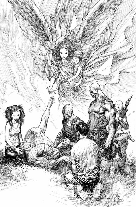 Silvestri Art, Marc Silvestri, Head Off, Comic Drawing, Art Gallery Room, Gallery Room, Comic Book Artists, 판타지 아트, Comic Illustration