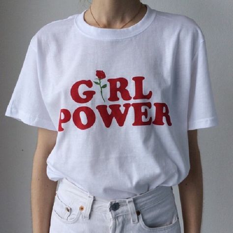 Why "I'm Not Like Other Girls" is Toxic Girl Power T Shirt, Girl Power Tee, Girl Power Shirt, Kleidung Diy, 90's Fashion, 로고 디자인, Mode Style, Girl Power, White Shirt