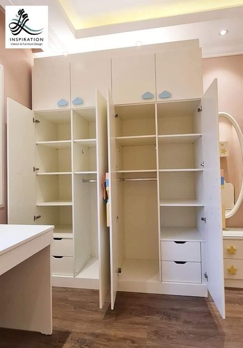 Baby Almirah Designs, Kids Bedroom Cupboard Designs, Kids Wardrobe Internal Design, Kids Room Cupboard Designs, Baby Cupboard Ideas, Kids Almirah Designs, Inside Cupboard Ideas Bedroom, Wodrob Design Bedroom Modern, Internal Wardrobe Design