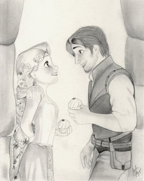 Tangled Pencil Drawing, Rapunzel Pencil Drawing, Rapunzel And Eugene Sketch, Tangled Drawings Flynn Rider, Rapunzel Sketch Pencil, Rapunzel And Eugene Drawing, Tangled Drawings Rapunzel, Disney Tangled Drawings, Rapanzul Drawings