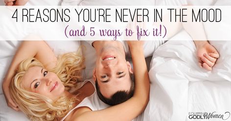 Never in the mood? Here are four reasons why (and five ways to fix it!) Set The Mood For Romance, Marriage Counseling Tips, Emotional Infidelity, Failing Marriage, Praying For Your Children, Latest Workout, Maid Of Honor Speech, Get In The Mood, Set The Mood