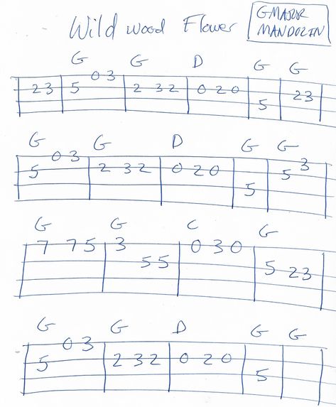 Wildwood Flower (Traditional) Mandolin TAB Melody in G Major Mandolin Tabs Sheet Music, Mandolin Tabs Songs, Ukelele Lessons, Learning Mandolin, Mandolin Chords, Mandolin Songs, Mandolin Music, Ukulele Tabs Songs, Banjo Chords