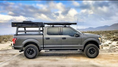 F150 Overland, Tacoma Bed Rack, F150 Accessories, Bed Rack, Overland Truck, Nissan Trucks, Truck Yeah, Ford F Series, Truck Camping