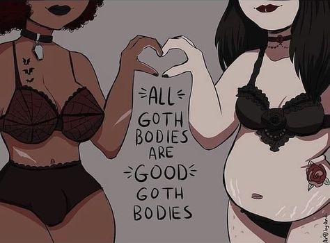 Confident Poses Drawing Reference, Transition Goals, Alternative Comics, Body Positivity Art, Trippy Drawings, Desen Anime, Goth Beauty, Scene Kids, Cool Stuff