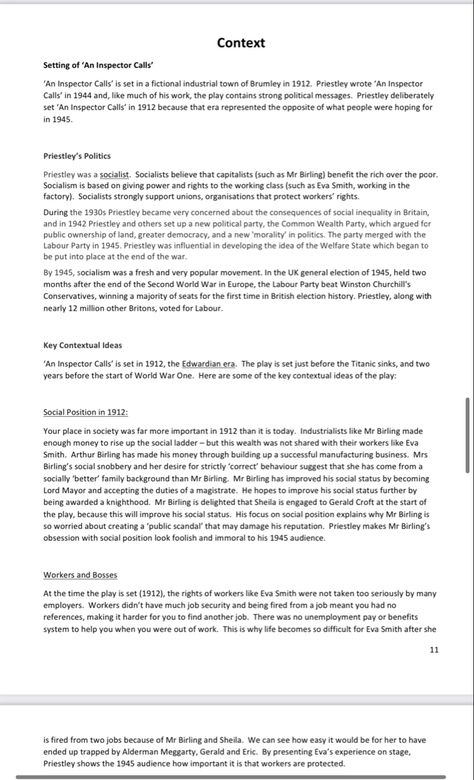 An Inspector Calls Context, An Inspector Calls Quotes, Revision English, Gcse Resources, Gcse Geography Revision, Ma English Literature, Gcse Poems, Uni Motivation, An Inspector Calls Revision