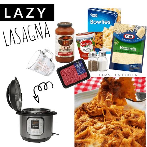 Instant Pot Lazy Lasagna, Lazy Lasagna, Power Pressure Cooker, Pancake Bites, Easy Instant Pot Recipes, Instant Pot Dinner Recipes, Instapot Recipes, Instant Pot Pressure Cooker, Cooking Inspiration