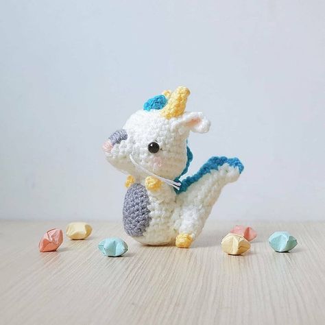 Crochet Haku Dragon, Haku Crochet Pattern, Haku Dragon, Anime Crochet, Crochet Dinosaurs, Etsy Patterns, Valentines Anime, Amigurumi Dragon, Crochet Plushies