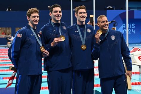 Every Medal Team USA Won at the 2024 Paris Olympics Pool Events, Male Swimmers, Shannon Sharpe, Usa Rugby, River Seine, American Athletes, 2024 Olympics, Paris Olympics, Sports Awards