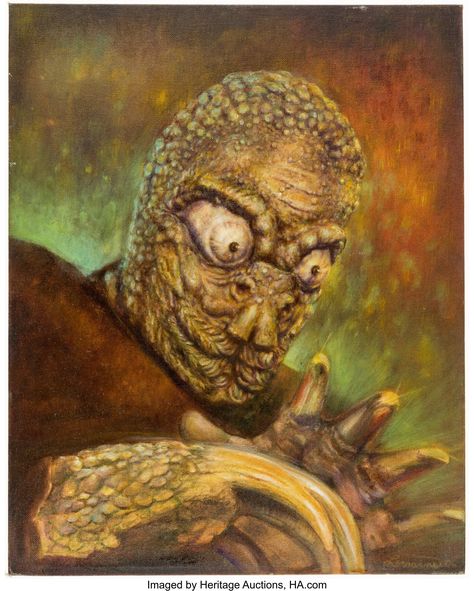 Lorraine Bush Monster Bash Magazine #6 The Mole People Cover | Lot #48029 | Heritage Auctions Bush Monster, Mole People, Dream Song, Mole, Lorraine, Comic Art, Original Art, Magazine, Halloween