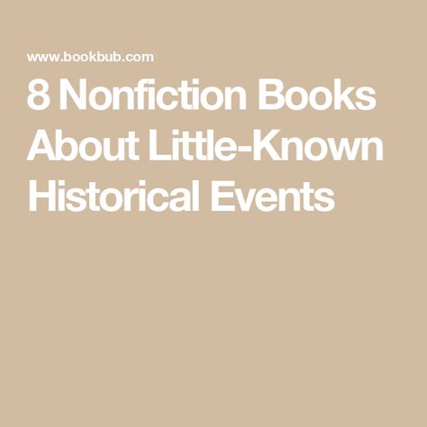 8 Nonfiction Books About Little-Known Historical Events Historical Nonfiction, Best Historical Fiction Books, Best Historical Fiction, Books Everyone Should Read, Good Romance Books, Historical Fiction Books, Free Books Online, Lost City, Free Kindle Books