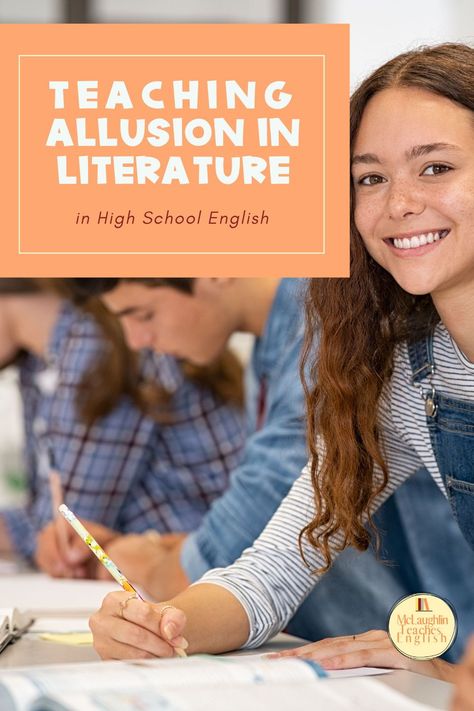 One of the biggest problems our high school students face with allusions in literature is lack of recognition.  Help your students recognize more allusions by introducing an allusion of the week. Allusions In Literature, Cold Reading, Class Routine, Weekly Homework, Poetry Analysis, Literary Terms, Ap Literature, Teaching Poetry, Ap English