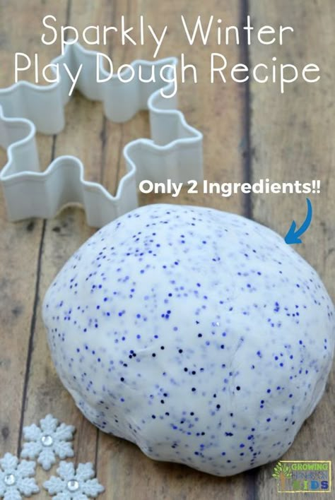 Schnee Party, Play Dough Recipe, Melting Snowman, Winter Activities Preschool, January Crafts, Winter Play, Two Ingredient, Eyfs Activities, Winter Classroom