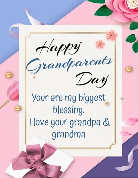 Happy National Grandparents Day Grandparents Day Creative Ads, Grandparents Day Poster, Grandparents Day Greeting Card Ideas, Song For Grandparents Day, Happy Grandparents Day Image, When Is Grandparents Day, National Grandparents Day, Happy Grandparents Day, Happy Onam