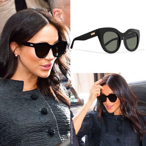 Air Heart Le Specs, Le Specs Air Heart Sunglasses, Megan Markle Sunglasses, Meghan Markle Sunglasses, French Sunglasses, Classic Sunglasses Women, Princ Harry, Meghan Markle Outfits, Wardrobe Revamp