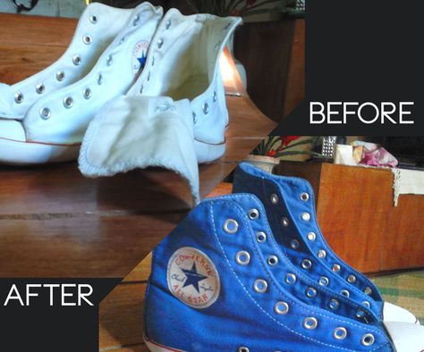 Dyeing Converse Sneakers using Venus Dye Dye Converse, Tie Dye Converse, White Converse Shoes, Diy Tie Dye Designs, Color Converse, Tie Dye Shoes, How To Dye Shoes, Natural Dyeing, Tie Dye Diy