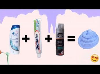 Slime With Shampoo,Salt and Shaving Foam, No Glue,No Borax Slime Recipe, 3 Ingredients Slime - YouTube No Borax Slime, Slime With Shampoo, Borax Slime Recipe, Borax Slime, Slime Ingredients, Easy Slime Recipe, Diy Slime Recipe, How To Make Slime, Slime Recipe