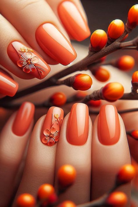 Fall Transition Nail Colors, Trendy Nail Colors, Themed Nails, Nail Appointment, Simple Spring Nails, Fun Nail Colors, Festive Nail Art, Romantic Nails, Fall Nail Trends