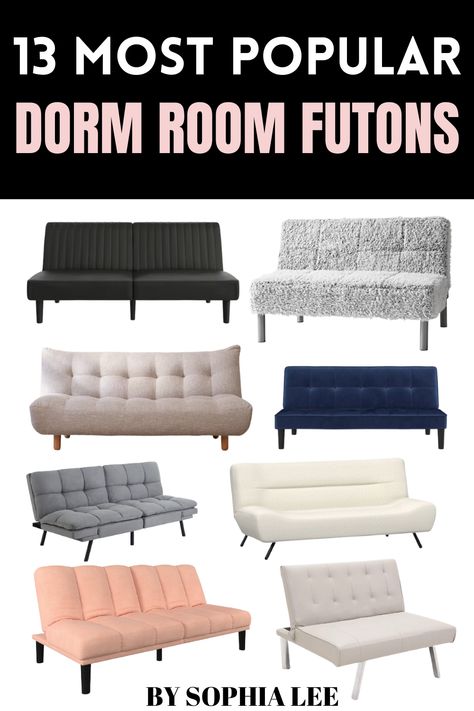 Futon College Dorm, Dorm Room Futon Under Bed, Futon Office Guest Bedrooms Modern, Futon Dorm Room, Cute Futon Ideas Bedrooms, Dorm Room Ideas With Futon, Futon Spare Bedroom Ideas, Dorm Futon Ideas, Futon Bedroom Ideas Small Spaces Layout