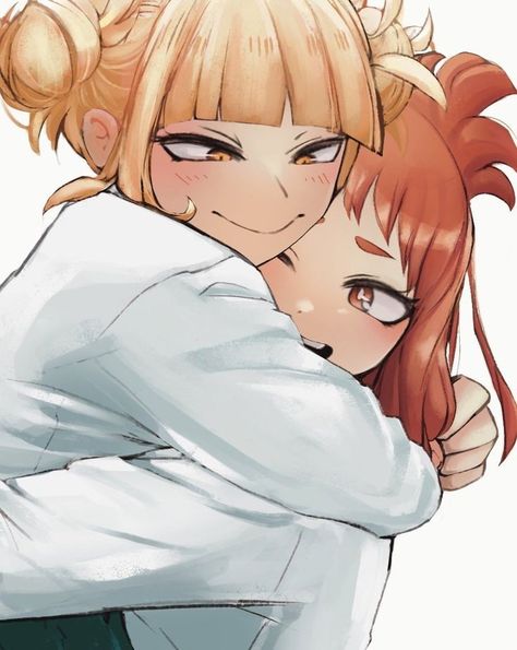 Toga And Ochako, Himiko Toga Icon, Toga Icon, Mha Pfps, Mha Fanart, Mha Stuff, Toga Himiko, Am I Cute, Lgbt Art