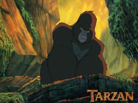 Kerchak (Lance Henriksen) from "Tarzan" Disney Wallpaper For Iphone, Tarzan Characters, Tarzan 1999, Tarzan Movie, Tarzan Disney, Tarzan Of The Apes, Classic Disney Movies, Disney Princess Quotes, Disney Images