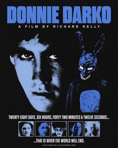 2001 Poster, Donnie Darko Movie, Flower Film, College Poster, Film Posters Art, Cool Album Covers, Trash Art, Donnie Darko, Movie Poster Wall