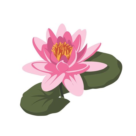 Lotus Flower color clip art Design Simple Flower Clipart, Lotus Flower Illustration, Lotus Clipart, Lotus Flower Colors, Lotus Illustration, Buddha Symbols, Lotus Vector, The Lotus Flower, Clip Art Design