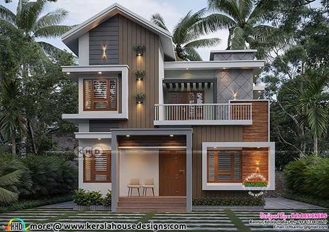 Two Story House Design, Indian House Plans, House Outer Design, Small House Elevation, Home Decor Wallpaper, Small House Design Exterior, Small House Elevation Design, Best Modern House Design, Home Decor Aesthetic