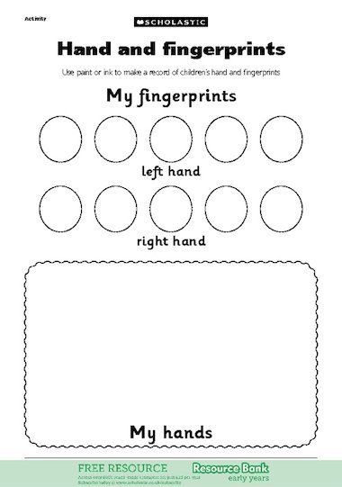 Use this activity sheet to make a record of children’s hand and fingerprints. Police Officer Prek Activities, Police Theme For Preschool, Police Officer Lesson Plans Preschool, Fingerprint Activity Preschool, Police Prek Activities, Police Fingerprint Activity, Police Fine Motor Activities, Police Officer Theme Preschool, Finger Print Activity For Preschool