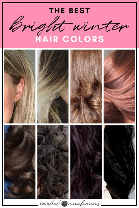 The Best Hair Colors for Bright Winter — Philadelphia's #1 Image Consultant | Best Dressed Hair Colors For Bright Winter, Hoc Winter Hair Color, Winter Season Hair Color, True Winter Blonde Hair, Hoc Winter Hair, Cool Winter Blonde Hair, Winter Color Analysis Hair, Winter Skin Tone Hair Color, Winter Color Palette Hair Colors