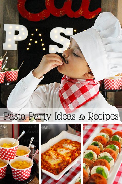 A fun and easy Pasta Party by Michelle's Party Plan-It complete with two easy side salad recipes! It's delizioso! ‪#‎STOUFFERSGOODNESS‬ ‪#‎ad‬ Halloween Themed Pasta, Pasta Party Ideas, Halloween Pasta Salad, Themed Dinner Ideas, Italy Party Theme, Little Italy Party, Italian Food Party, Italian Party Decorations, Themed Dinners Ideas