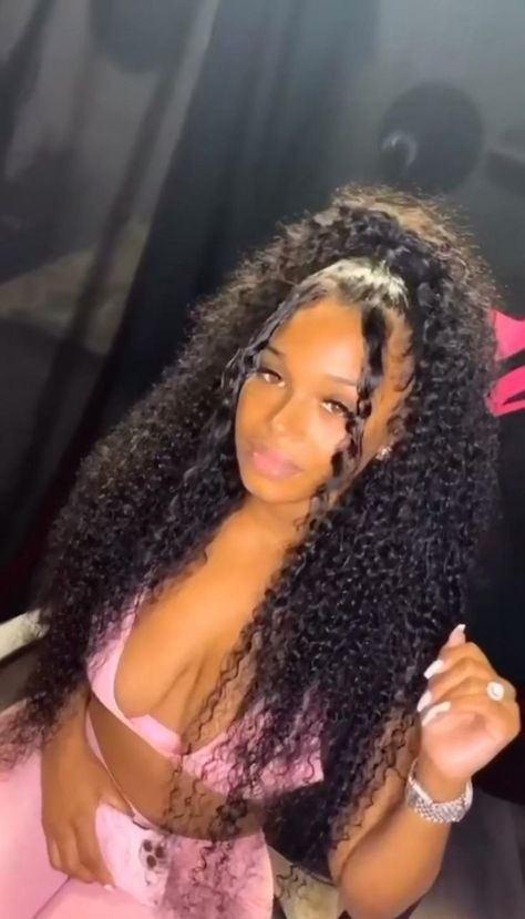 Ways To Style Your Curly Wig, Different Ways To Style Deep Wave Wig, Deep Curly Wig Hairstyles Black Women, Half Up Half Down Hair Deep Wave Weave, Deep Wave Half Up Half Down Frontal, Deep Wave Updo Hairstyles, Hairstyles For Deep Wave Wig, Water Wave Half Up Half Down, Curly Wigs Hairstyles For Black Women