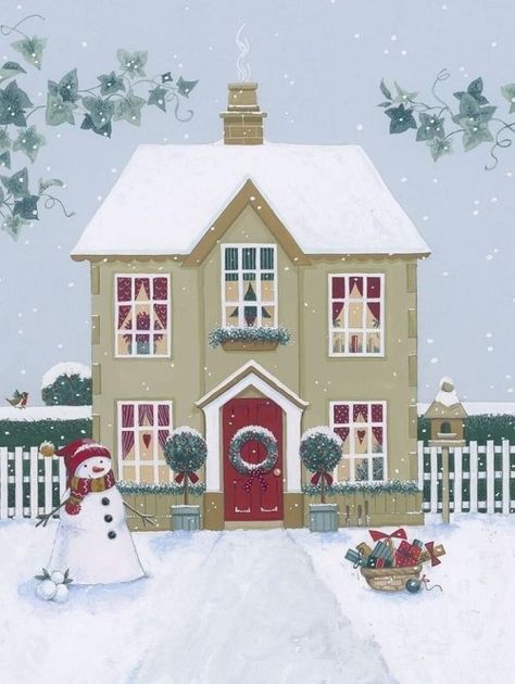 Arte Aesthetic, Colour Drawing, Christmas Scrapbook Layouts, Mountain Backdrop, House Illustration, Advocate Art, Cottage Art, Pencil Pen, Art Animals