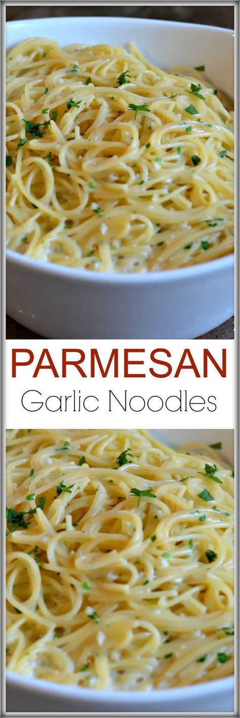 Parmesan Noodles, Pasta Parmesan, Recipe Pasta, Pasta Side Dishes, Pasta Sides, Garlic Noodles, Salad Pasta, Comfort Food Recipes Dinners, Noodles Recipe