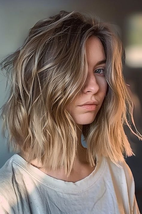 Best Layered Straight Haircuts of 2024 Layered Straight Bob, Hair Mood Board, Straight Haircuts, Layered Haircuts Shoulder Length, Shoulder Length Layered, Best Bob Haircuts, Short Shag Haircuts, Choppy Layers, Straight Hair Cuts