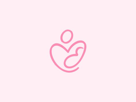 Motherhood Symbols, Motherhood Logo, Baby Memorial Tattoos, Breastfeeding Tattoo, Baby Logo Design, Angel Bebe, Hospital Logo, Baby Logo, Memorial Tattoos