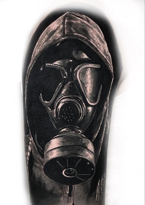 Gas Mask Tattoo Design, Coverup Tattoo Designs, Gas Mask Drawing, Tattoo Sleeve Cover Up, Tattoo Coverups, Gas Mask Tattoo, Cover Up Tattoos For Men, Best Cover Up Tattoos, Illusion Tattoos