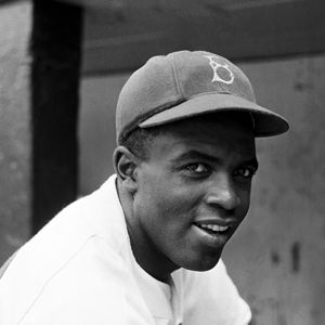 Jackie Robinson. He broke baseball’s color barrier and embodied integration’s promise. Nationals Baseball, Jackie Robinson, Fair Play, Sports Hero, Athletic Men, Play Ball, African American History, Baseball Players, Motivational Posters