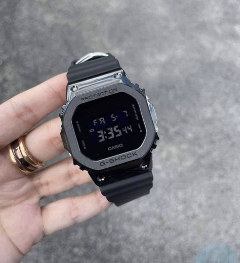 Gshock Watch For Men, Collage School, G Shock Watches Mens, Teen Watches, Korean Fits, Korean Fashion Outfits, G Shock Watches, Watch Lover, Watch For Men