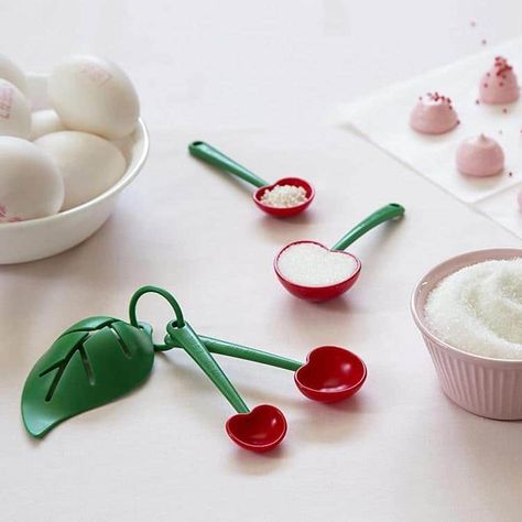 Whimsical Kitchen, Egg Separator, Cherry Kitchen, Slotted Spoons, Food Storage Boxes, Whimsical Decor, Valentines Gifts For Her, Spoon Set, Ideas Living