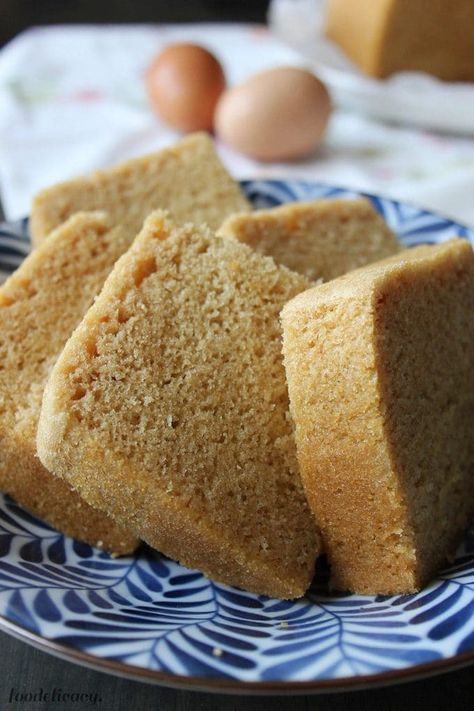 Chinese Steamed Sponge Cake (Ma Lai Gao - 馬拉糕) - Quick Method Steamed Sponge Cake Recipe, Chinese Cake, Asian Cake, Chinese Recipe, Steamed Cake, Chinese Dessert, Square Cake Pans, Sponge Cake Recipes, Breakfast Idea