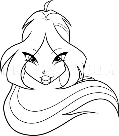 How To Draw Flora From Winx Club, Step by Step, Drawing Guide, by Dawn | dragoart.com Flora From Winx Club, Comic Book Drawing, Drawing Guide, Step Drawing, Guided Drawing, Character Description, Drawing Base, Step By Step Drawing, Winx Club