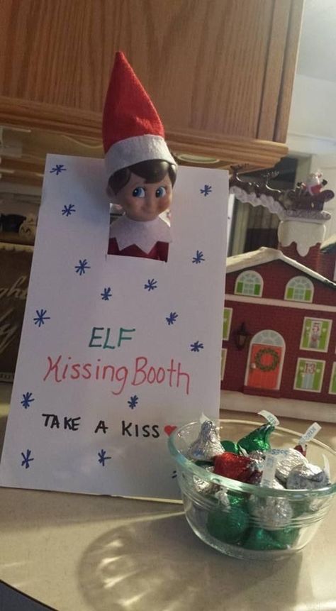 Elf On The Shelf Ideas Chocolate Kisses, Day 2 Of Elf On The Shelf, Elf Ideas With Hershey Kisses, Elf On The Shelf Chocolate Kisses, Elf On The Shelf With Hershey Kisses, Elf On The Shelf Ideas Play Doh, Elf Ideas Coming Back, Elf On The Shelf Glide And Go, Elf Kisses Ideas