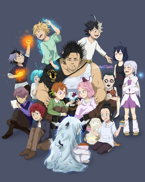 Black Bulls, Clover 3, Clover Manga, Black Clover Manga, Black Bull, Black Clover Anime, Black Cover, Black Clover, Anime Wallpaper