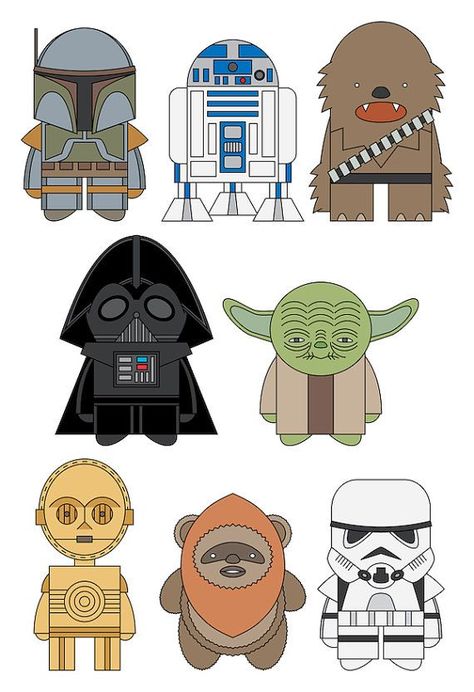 Star Wars by mintparcel on Etsy, 8.5 x 11. $13.00.: Star Wars Printables, Star Wars Classroom, Star Wars Baby Shower, Star Wars Crafts, Star Wars Cake, Star Wars Diy, Star Wars Birthday Party, Star Wars Christmas, Star Wars Birthday