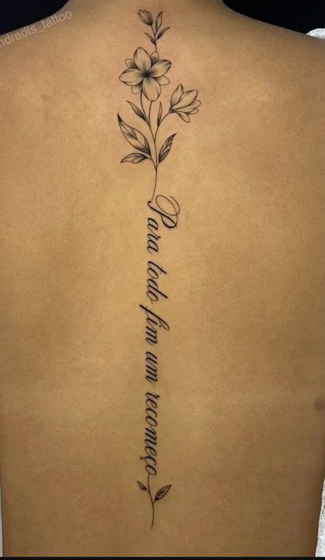 Lily Of The Valley Spine Tattoo, Spine Tattoo, Lily Of The Valley, The Valley, Lily, Tattoos