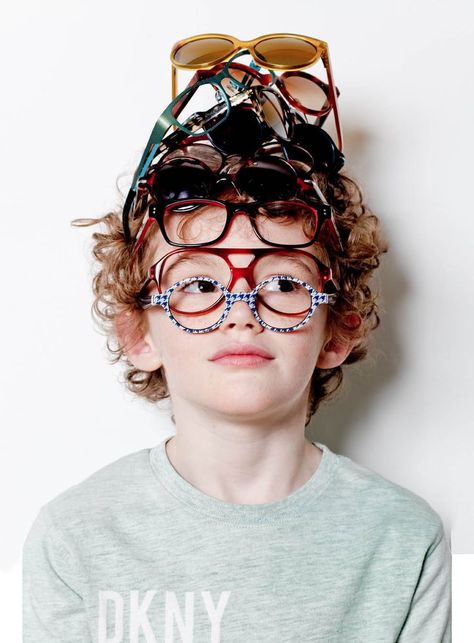 You can never have too many pairs of glasses... or can you?Petit-Swag. #eyeglasses Boy With Glasses, Childrens Glasses, Milk Magazine, Kids Mood, Celebrity Families, Stylish Celebrities, Kids Glasses, Wearing Glasses, Children's Fashion